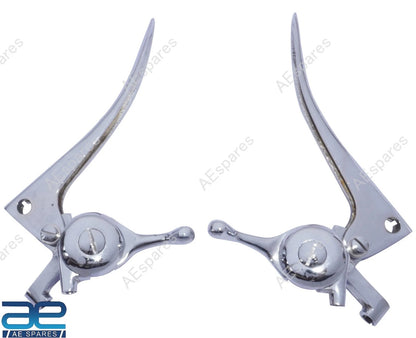 7/8" Brake & Clutch Lever Set + Choke Lever for Ariel AJS BSA Triumph Norton
