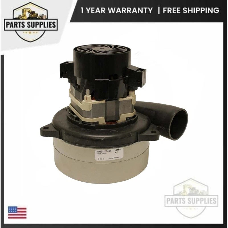 2X PEMS 2 Stage 120V 8.1A BPT Motor for Vacuum Cleaning Equipment