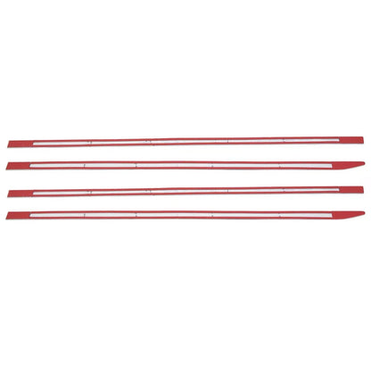 Set of 4 Chrome Body Side Molding Trim for Dodge Ram 1500 (2019–2025)