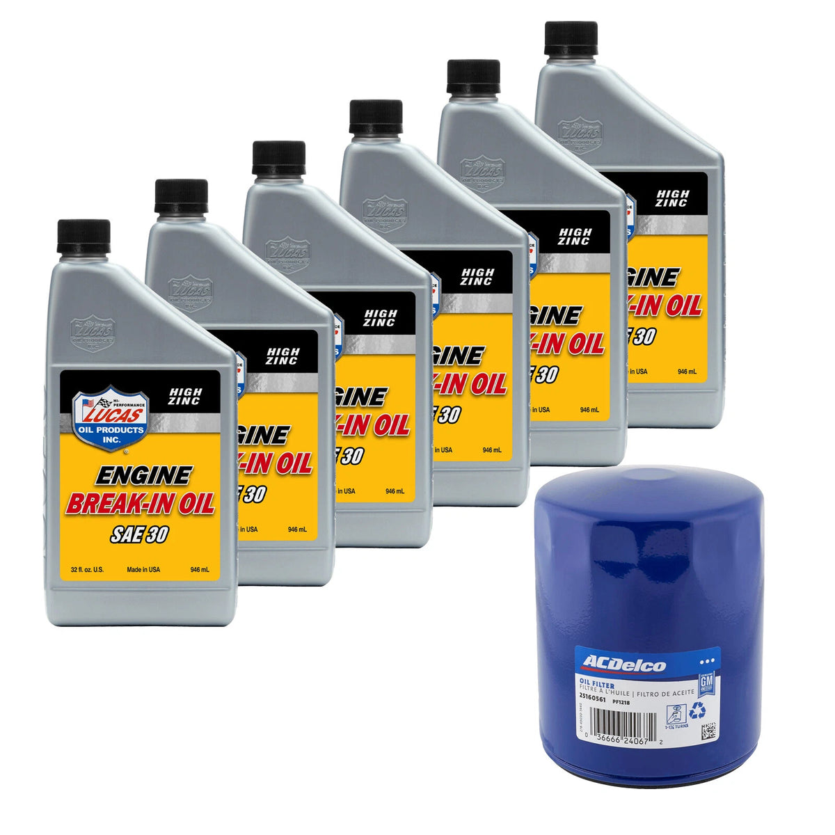 Engine Break In Oil / Filter Combo Kit for SBC (9108527)