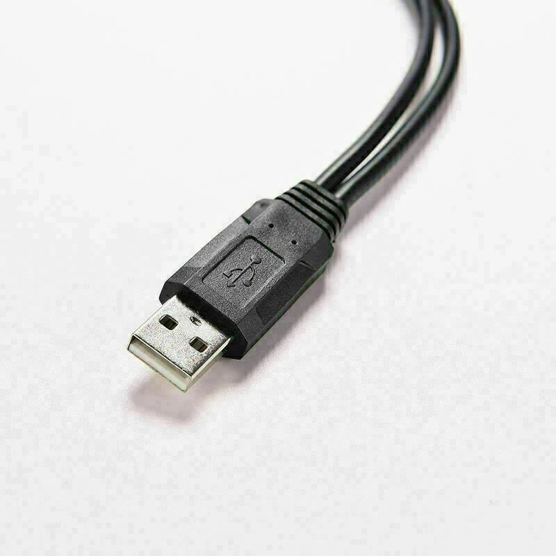 USB 2.0 A Male to Dual USB Female Y Splitter Hub Adapter Cable