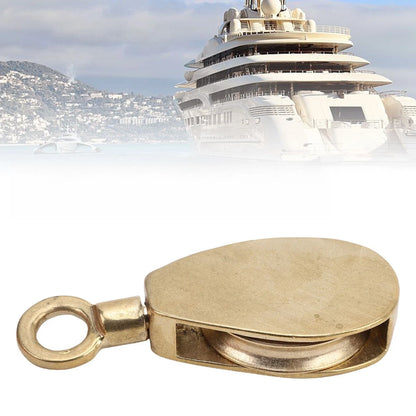32mm Brass Flag Pole Pulley for Marine Rope Pulley System