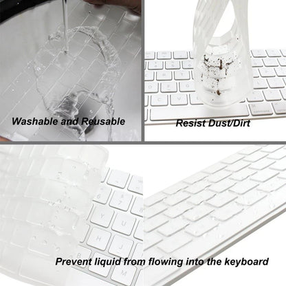 Ultra Thin Silicone Keyboard Protector Cover for Transparent (2019–2023)