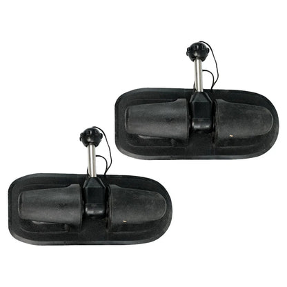 Paddle Lock Holders for Kayak & Inflatable Boat (360 Degree Rotation)