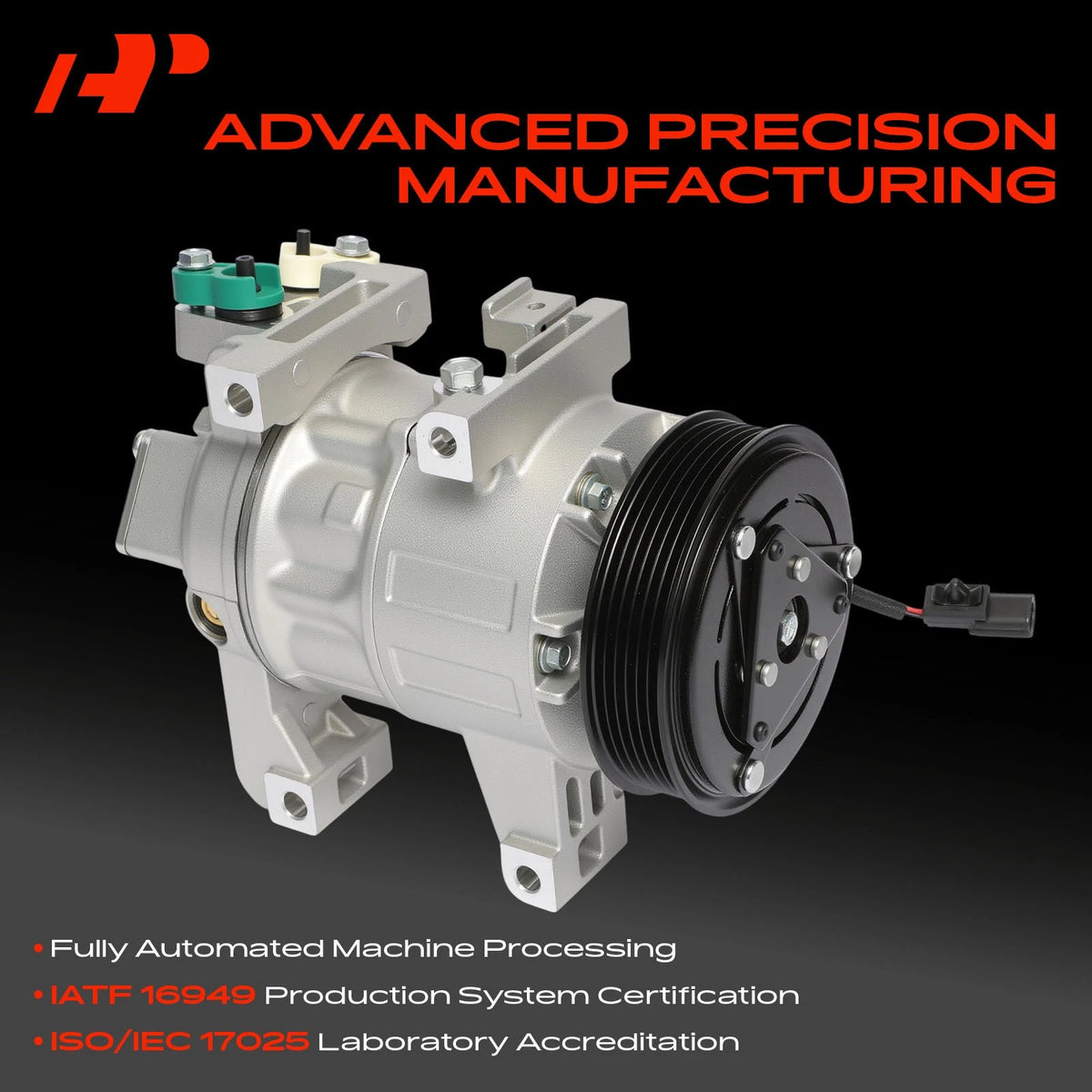 A/C Compressor with Clutch for Nissan Altima (2013–2018) 926003TA3A, 926003TA3B, 926003TA2D, 926003TA2E, 926003TA2C, 78664