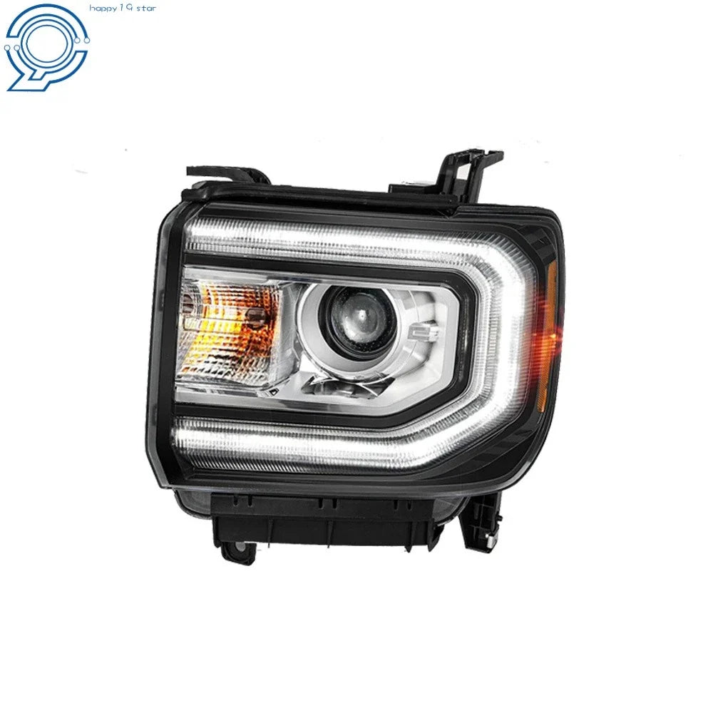 HID Projector Headlights with LED DRL for GMC Sierra 1500 (2016–2018)