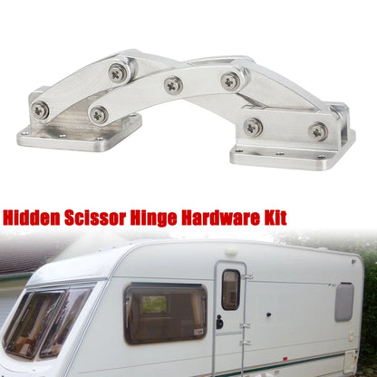 Adjustable Extended 90° Hidden Scissor Hinge Hardware Kit for