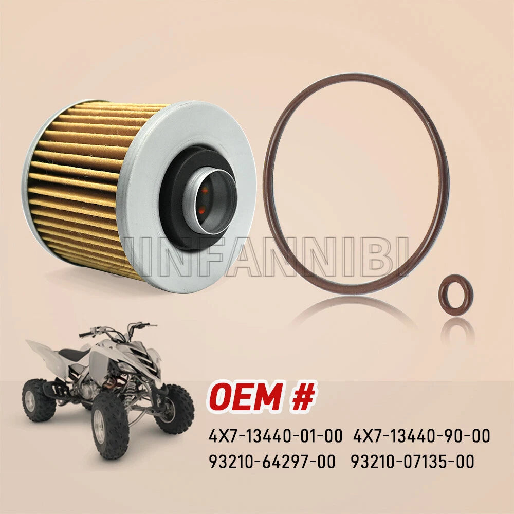 Oil Filter & O-Ring Kit for Yamaha XT500 TT500 (1976–1981) 4X7-13440-01-00