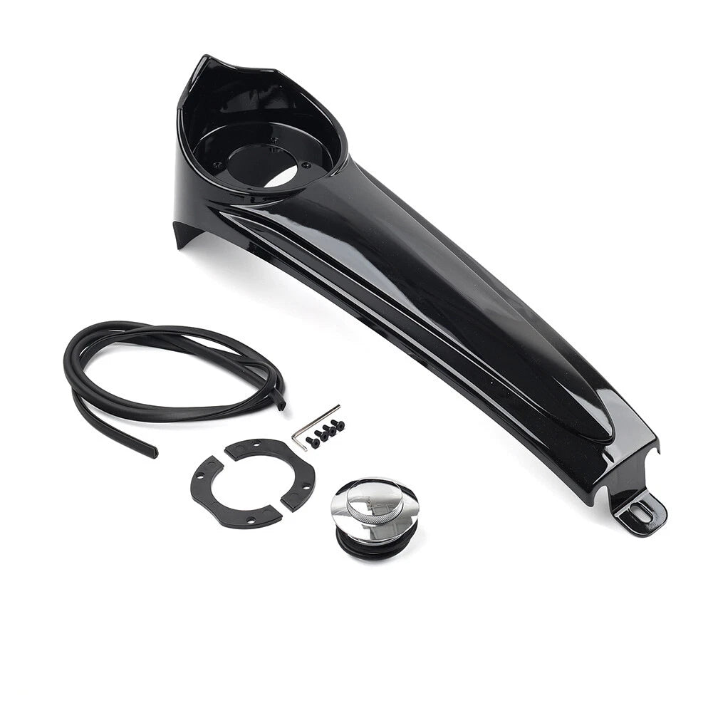 Stretched Dash Panel + Gas Tank Cap Cover for Harley Electra Street Glide (1986–2007)