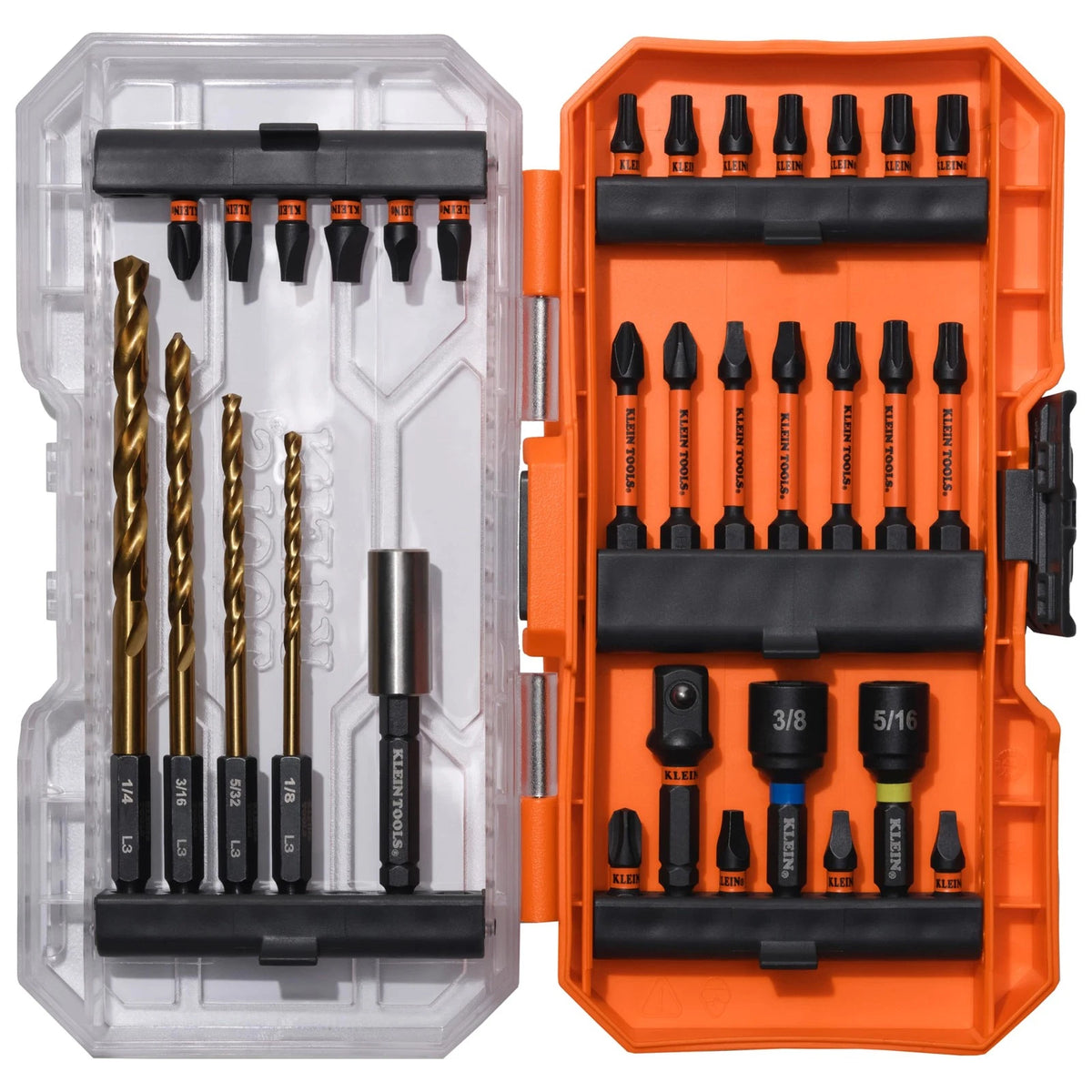32-Piece Drill and Driver Bit Set for Klein Tools