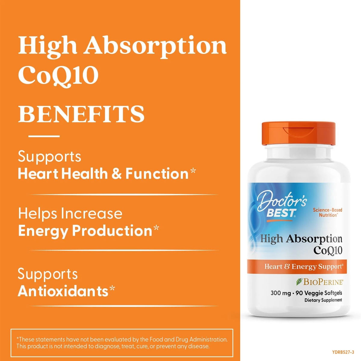 CoQ10 300mg for Doctor's Best (90 Count)