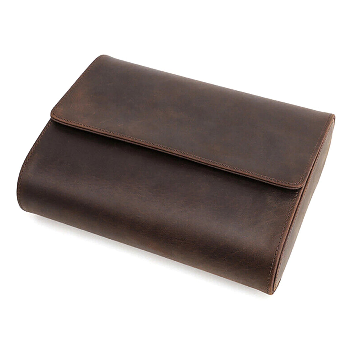 6-Slot Watch Roll Storage Box for Jewelry Display Travel Case