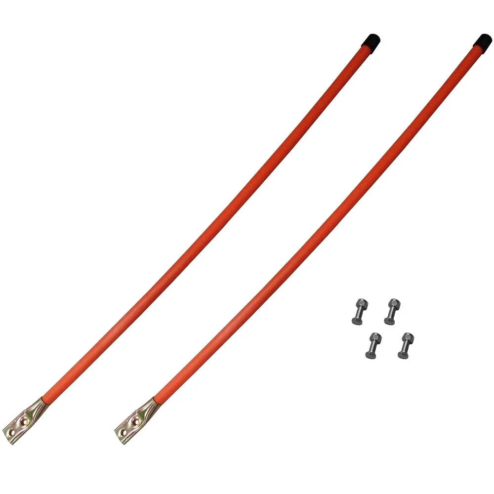 Snow Plow Blade Guides 36" Orange Universal Marker Kit W/Hardware