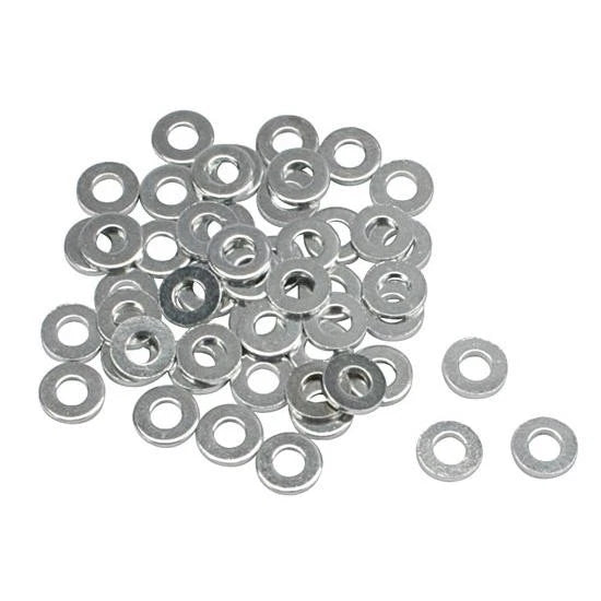 50 Pack Steel 1/2 Inch AN8 Washers for Various Applications (94004070)