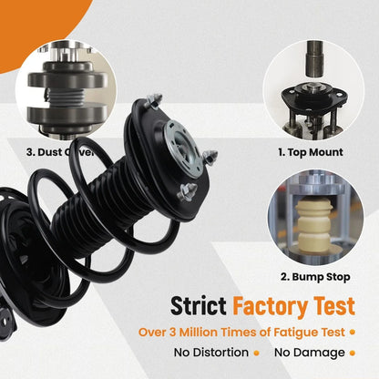 Front Struts & Rear Shocks & Sway Bar Links for Toyota RAV4 (2006–2012)