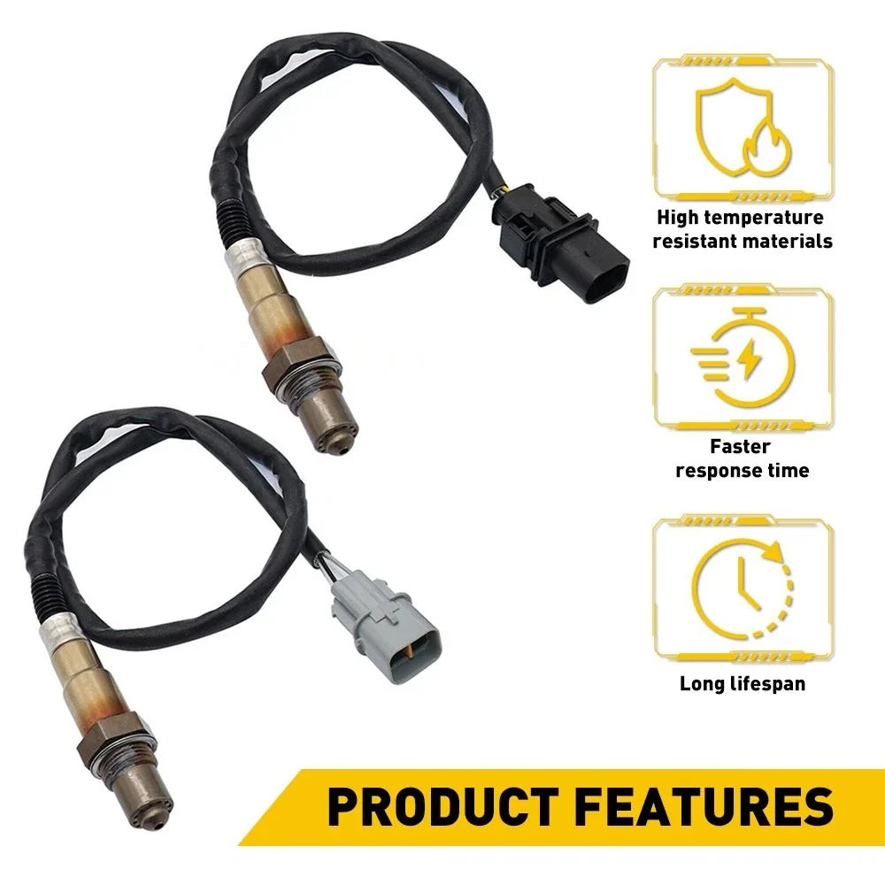 Set of 2 Oxygen Sensors O2 for Kia Rio Soul (2012–2015) 1.6L Up+Downstream