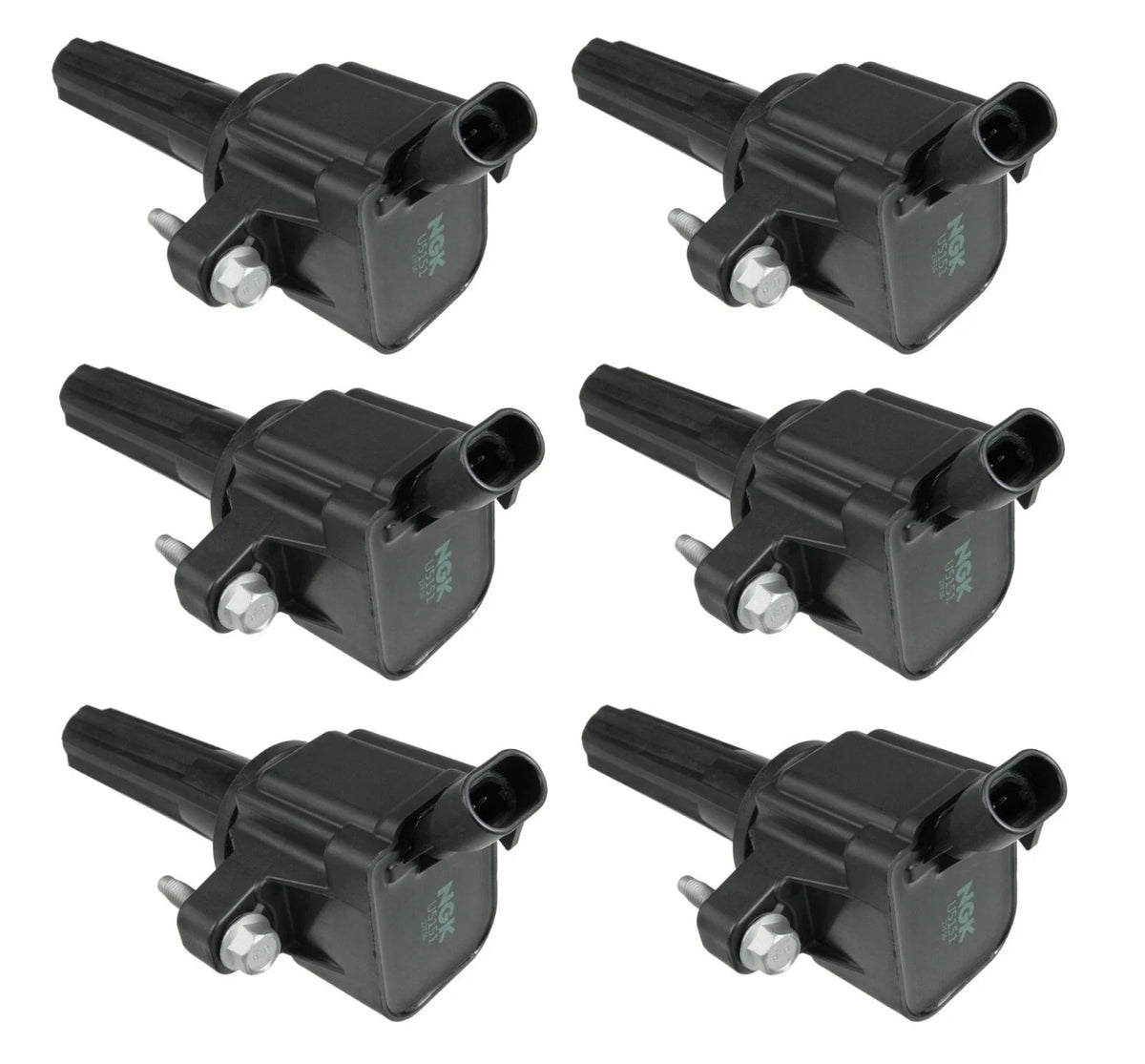 Set of 6 NGK Ignition Coils COP for Buick Chevrolet GMC Isuzu Saab 4.2L L6