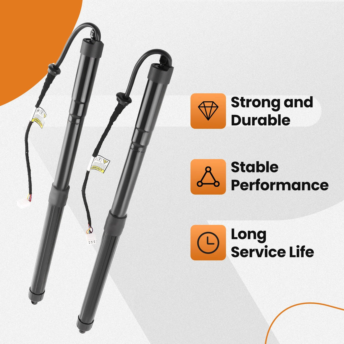 Set of 2 Rear Tailgate Lift Support Struts for Toyota RAV4 (2019–2022)