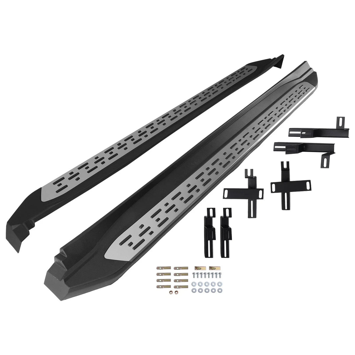 Set of 2 Nerf Bars Running Boards for Toyota Highlander (2014–2019) 74" Black