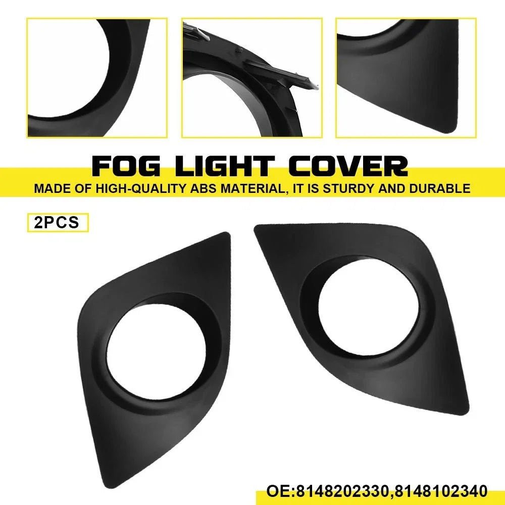 2X Fog Light Bezel Cover for Toyota Corolla (2014–2016)