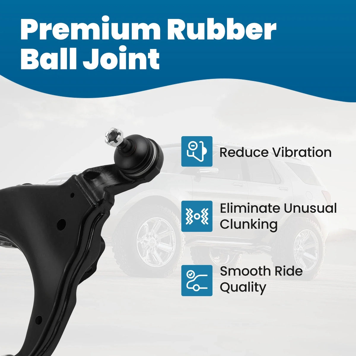 Front Upper Lower Control Arms Ball Joint for 4Runner GX470 (2003–2009)