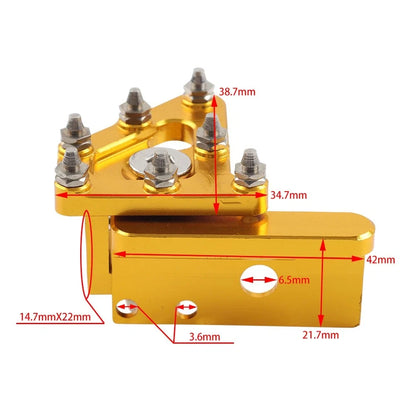 CNC Foot Brake Pedal Lever Step Plate for Universal DRZ CRF SMR SMC SXC SX
