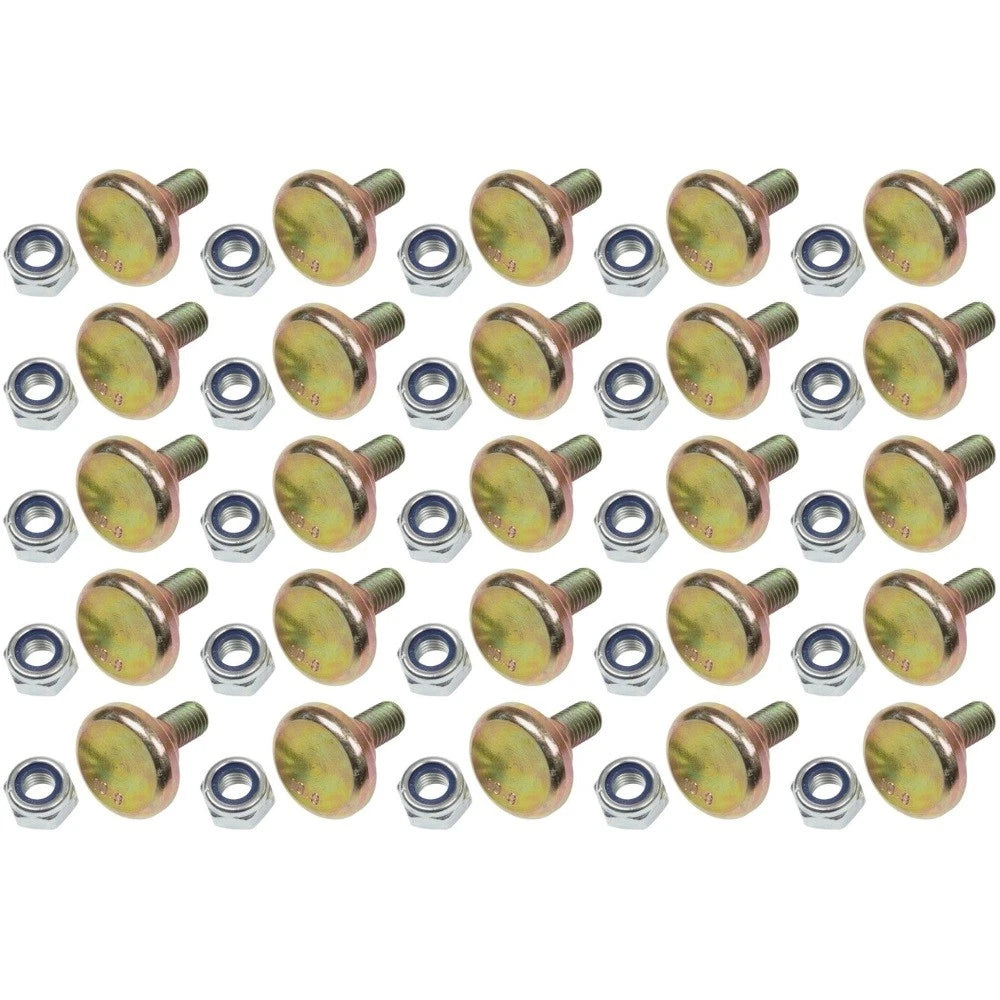 25 Pack Disc Mower Blade Bolts Nuts for Vicon CM165 CM167 CM1700 CM240