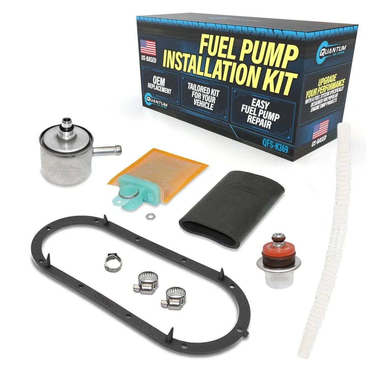 Fuel Pump Repair Kit + Regulator + Filter for Harley Davidson FLHR/T/X (2002–2007)