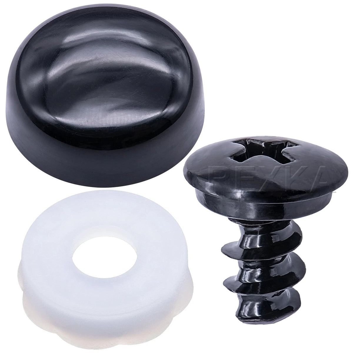 M5x8mm Anti-Theft License Plate Screw Caps for BMW (2010–2023)