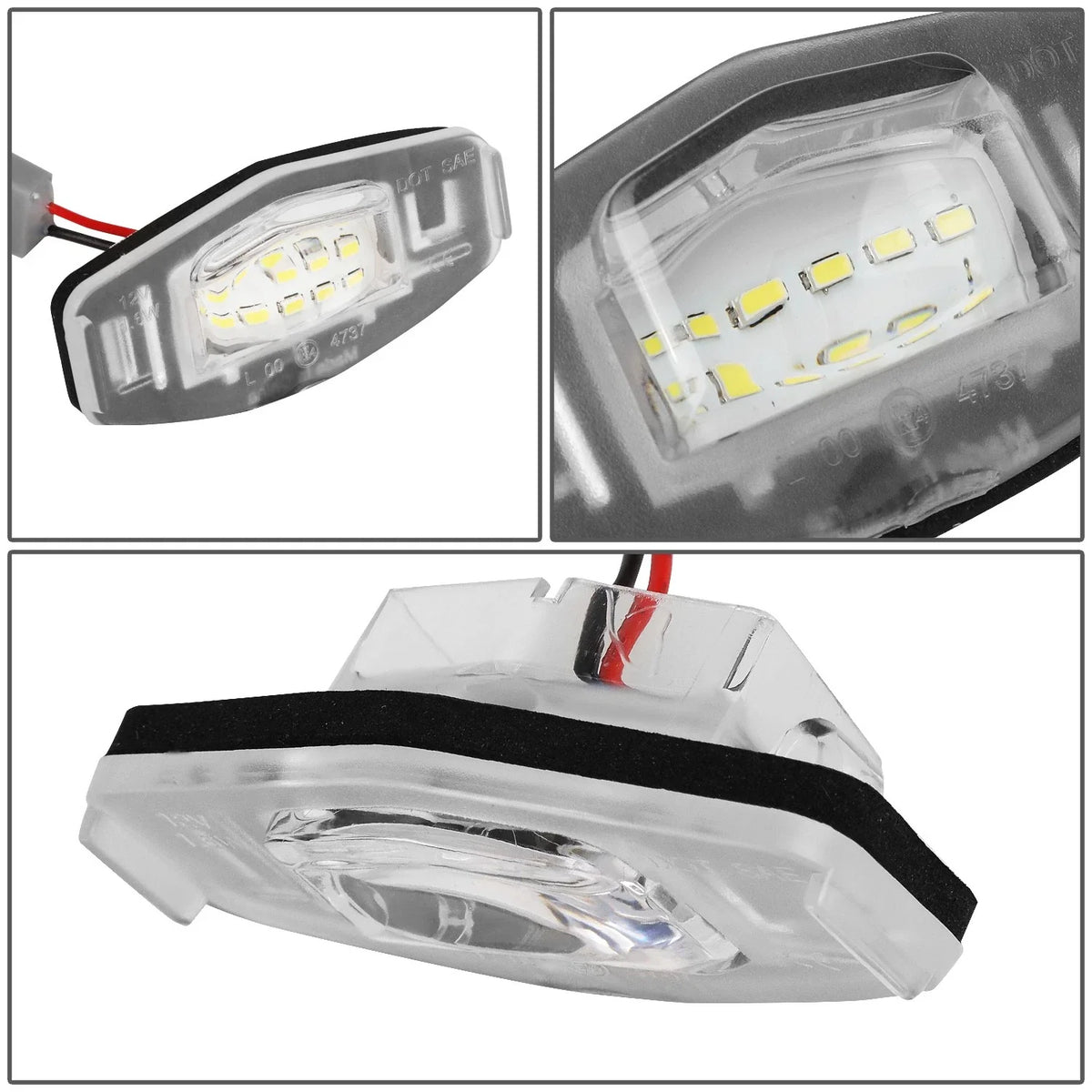 LED License Plate Light Lamps for Honda Accord Civic Acura MDX TL (2003–2021)