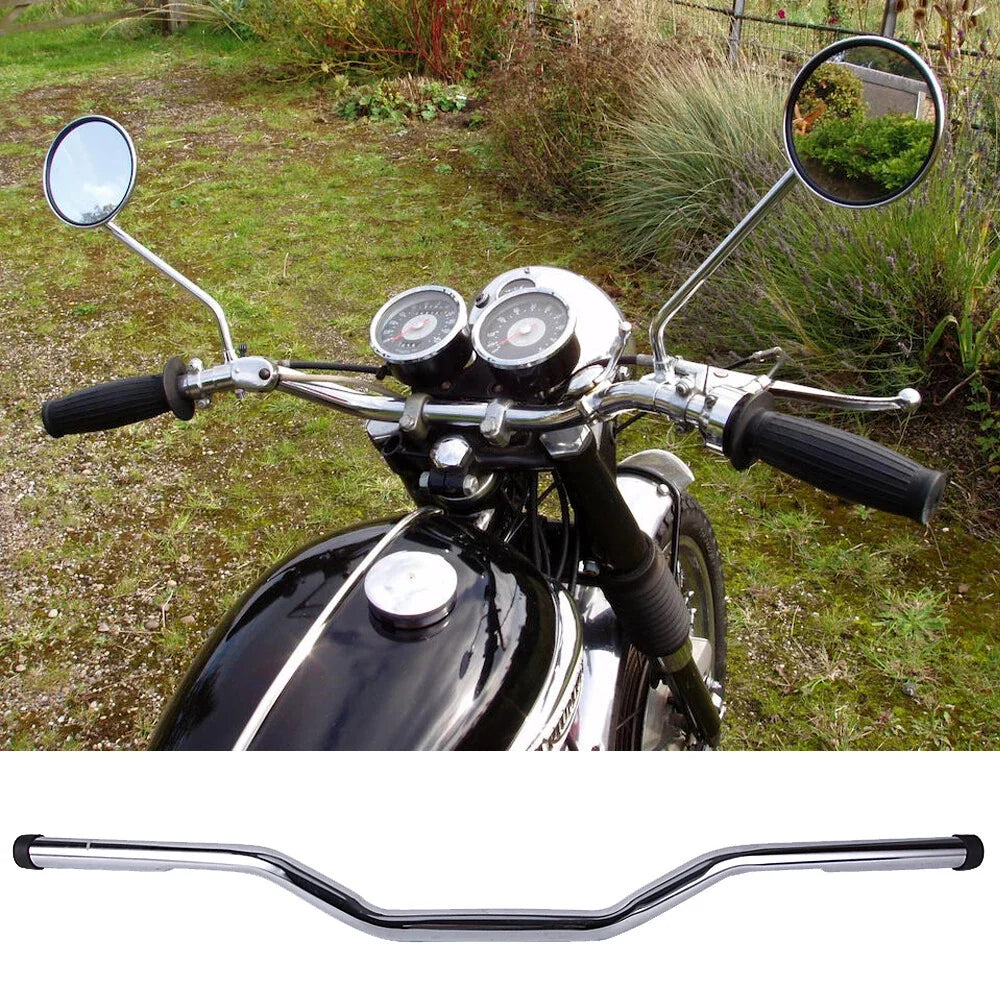 1 Inch Drag Bar Handlebars 25mm for Harley Springer Chopper Bobber