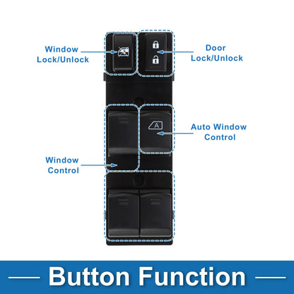 Front Right Power Window Switch for Nissan Almera (2016)