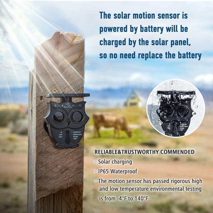 1 Receiver and 1 Sensor Solar Wireless Driveway Alarm (1/2 Mile Range)
