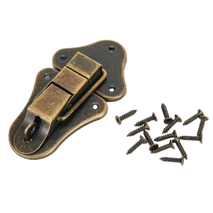 Lock Latch for Jewelry Box Cabinet Drawer (Vintage Antique Style)