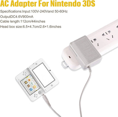 AC Adapter Charger for Nintendo DSi/2DS/3DS/DSi XL (2010–2017)