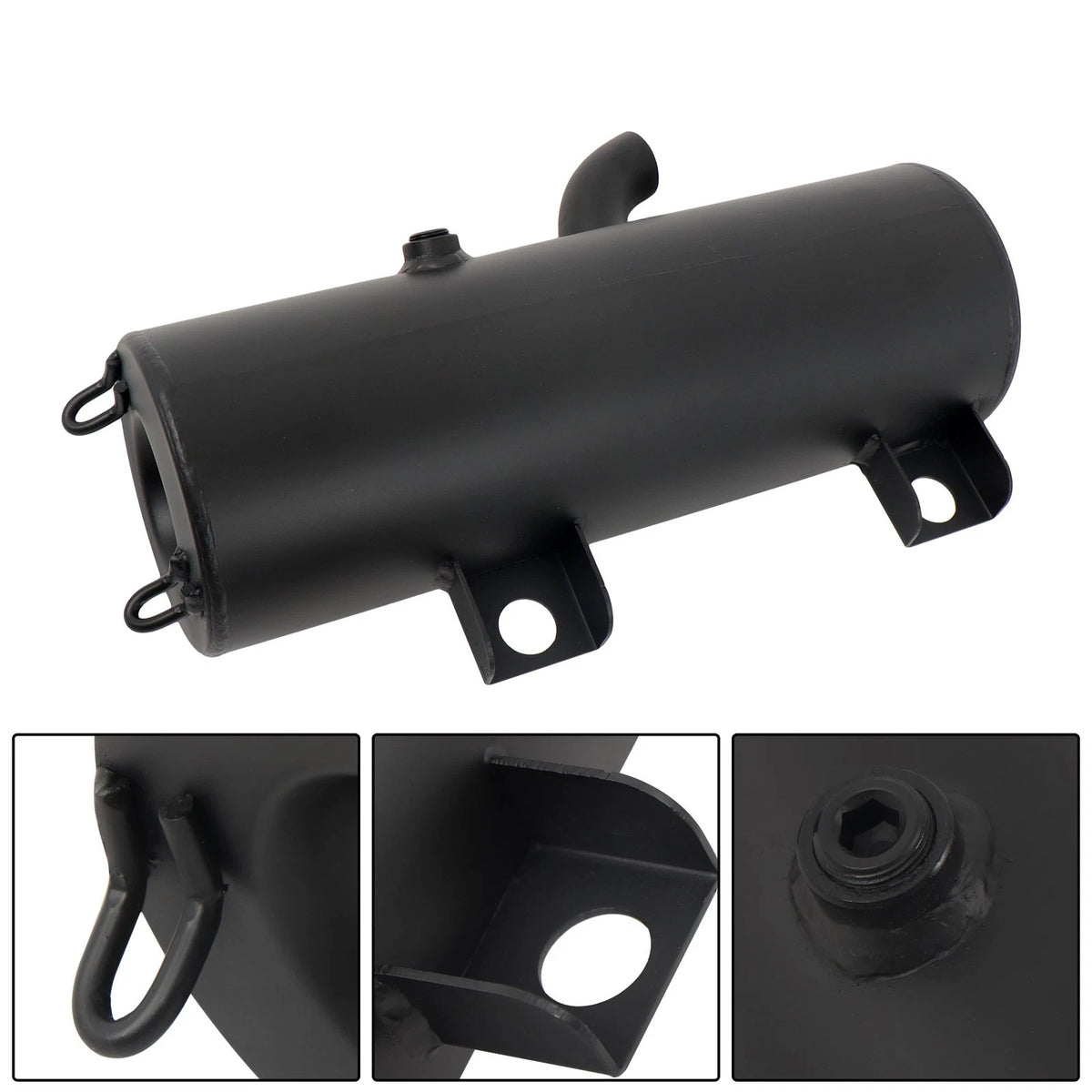 Exhaust Muffler Silencer for Polaris Scrambler 500 (2000–2012) 1261006-489, 1261006-029, 5243518, 5256385