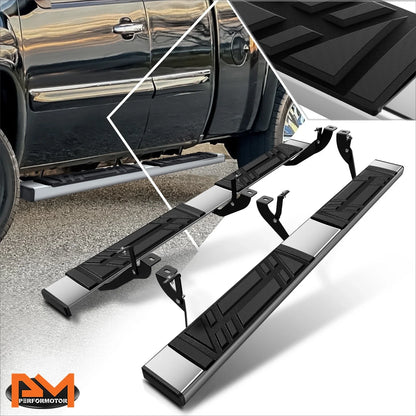 Set of 2 Side Step Nerf Bars for Sierra Silverado Extended Cab (1999–2014)