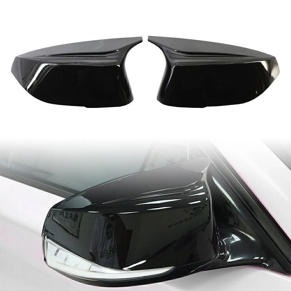 Pair Rear View Mirror Cover Trim for Infiniti Q60 QX30 Q50 Q50S Q70 (2014–2023)