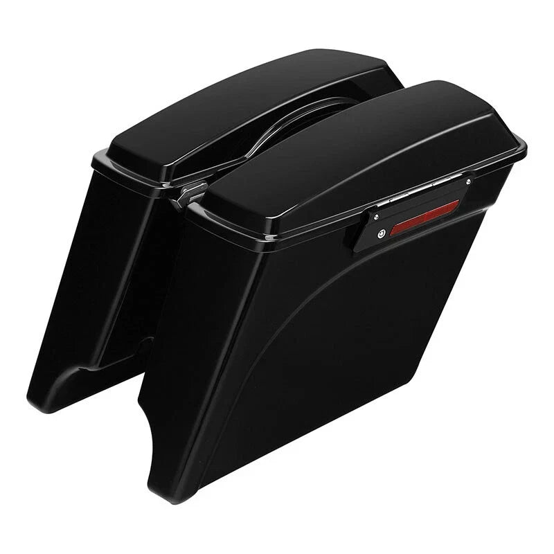 5" Stretched Extended Hard Saddlebags for Harley Electra Glide Road King (1993–2013)