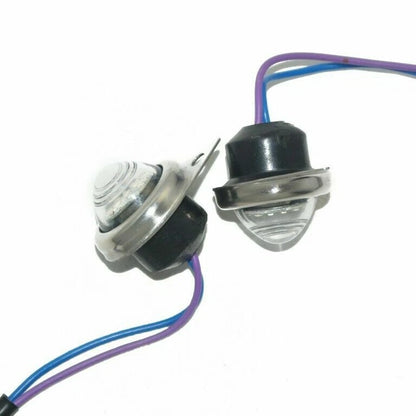 Set of 2 Blue LED Light Pilot Lamps for Royal Enfield Classic
