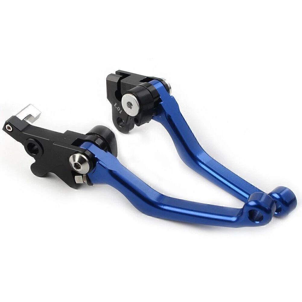 CNC Pivot Brake Clutch Levers for Honda XR250 XR400 (1995–2007) 2PCS Blue