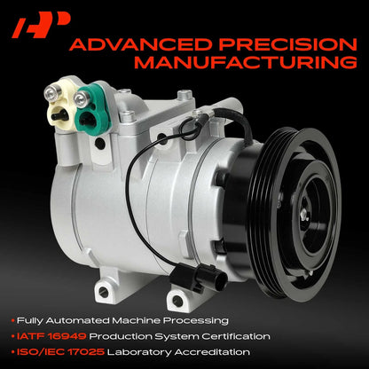 A/C Compressor with Clutch for Hyundai Accent (2001–2005) 97701-25100, 68314
