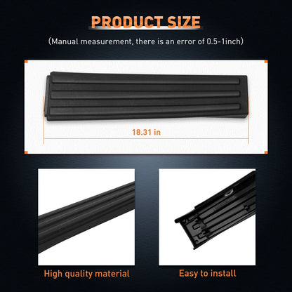 2pcs Tailgate Moldings for Ford F-150 (2009–2014) Right Left