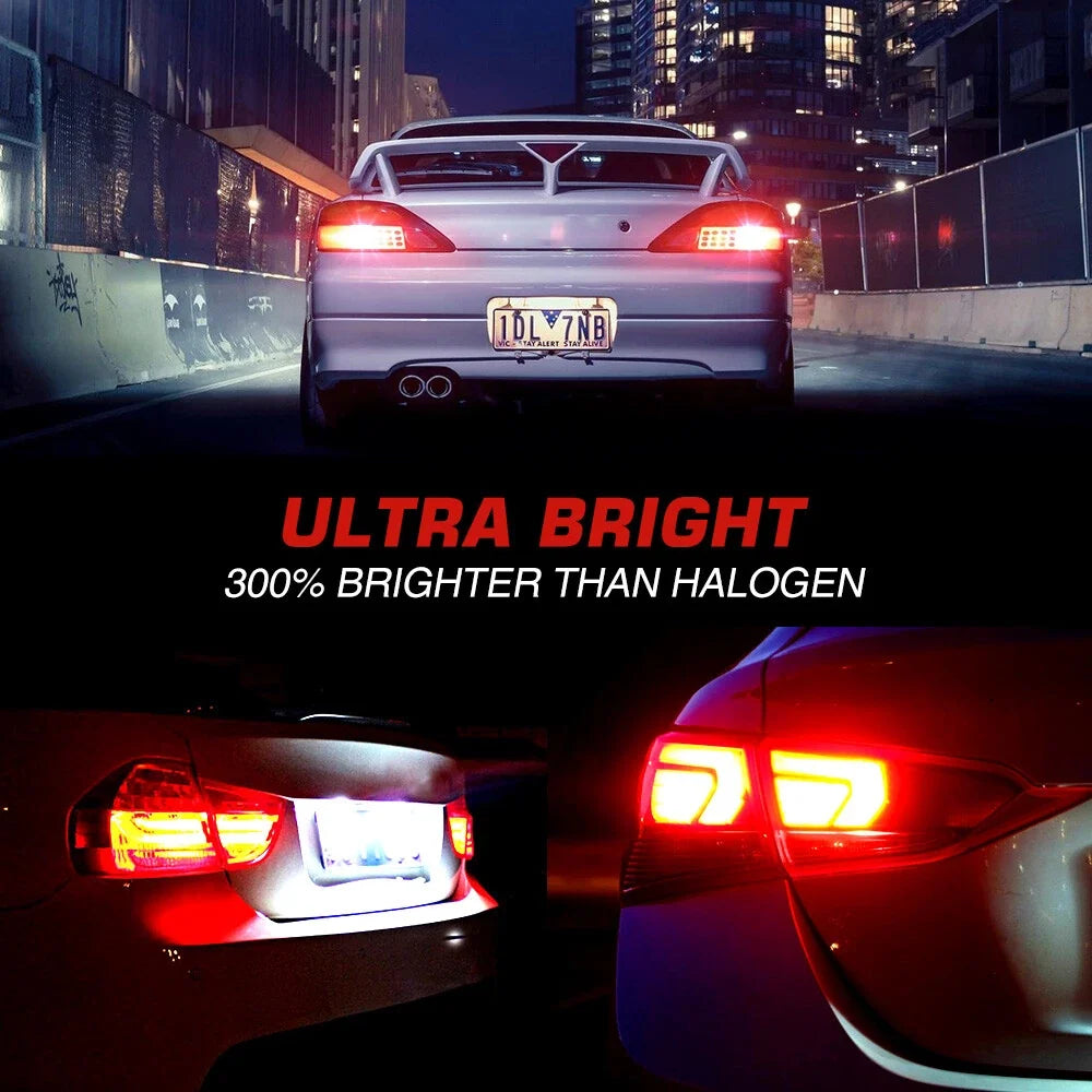 2X LED Bulbs 7440 7441 T20 for Brake Stop Light (9V-18V)