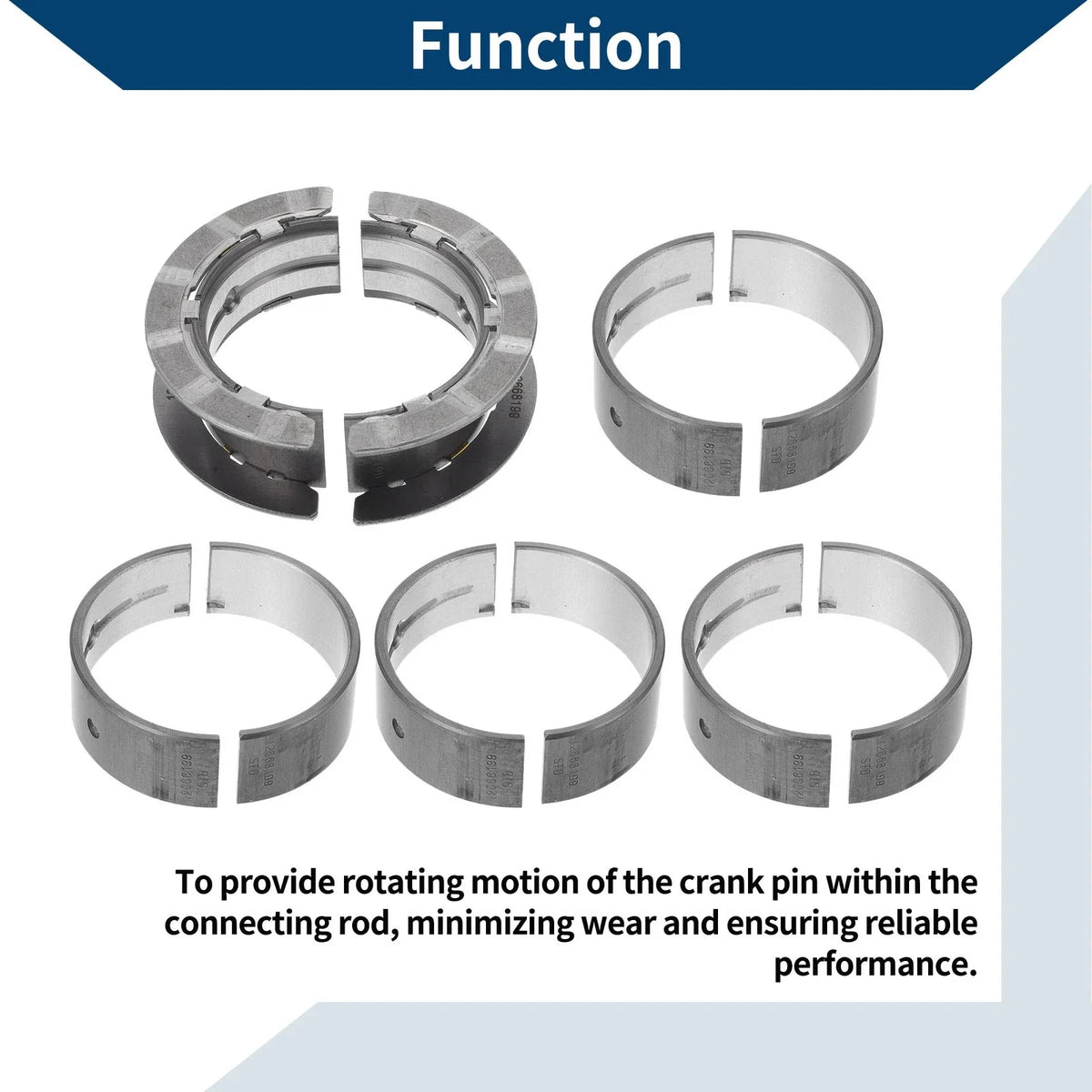 Main Bearing Set No.12668199 for Chevrolet Malibu (2016–2022)