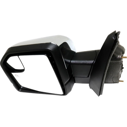 Power Heated Chrome Mirror for Ford F-150 (2015–2018) with Signal Light