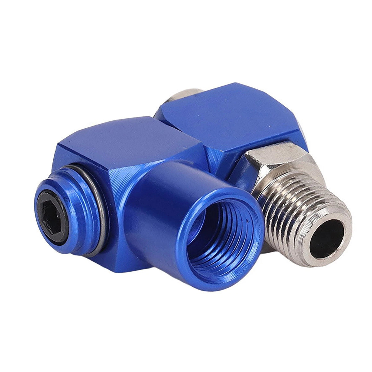 1/4" NPT 360° Swivel Air Hose Connector for Pneumatic Tools