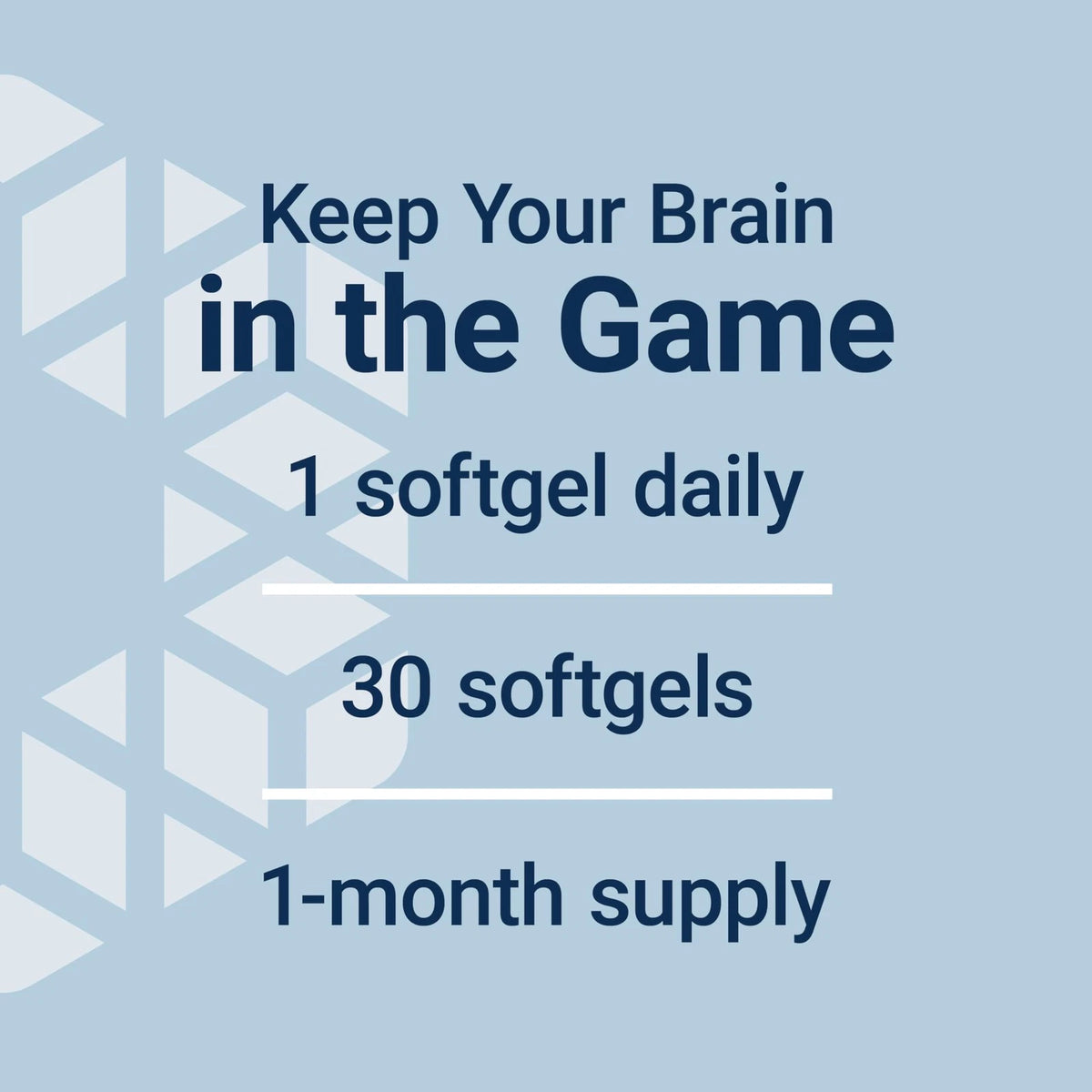 Cognitex Basics Softgels for Life Extension (30 Count)