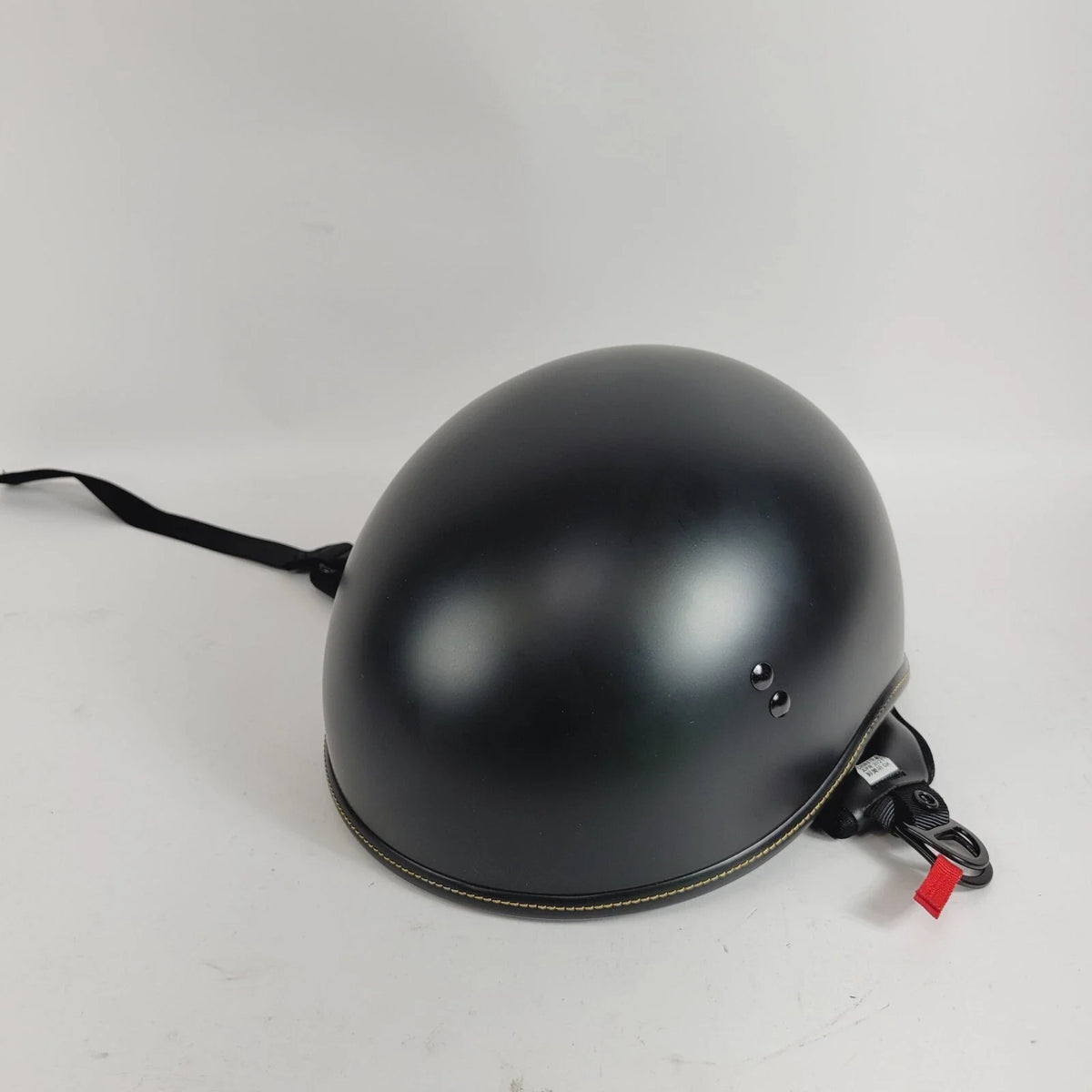 Half Motorcycle Helmet for Highway 21 Model .357 (Large, Matte Black) 77-1101L