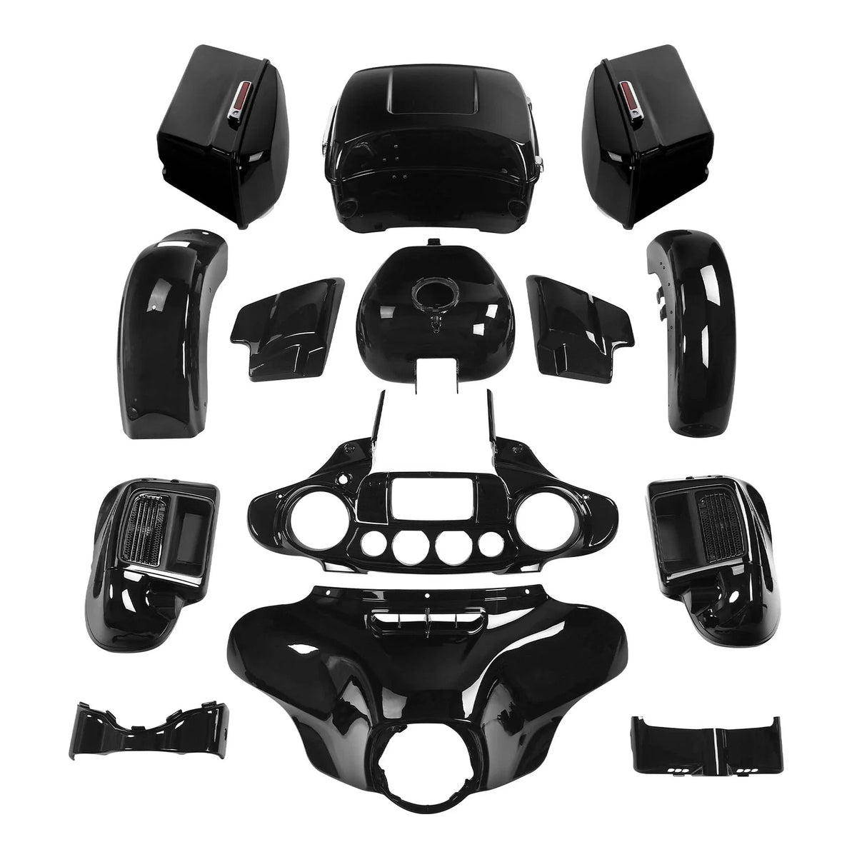 Fairings Body Kit for Harley Electra Glide Ultra Limited (2014–2024) Vivid Black
